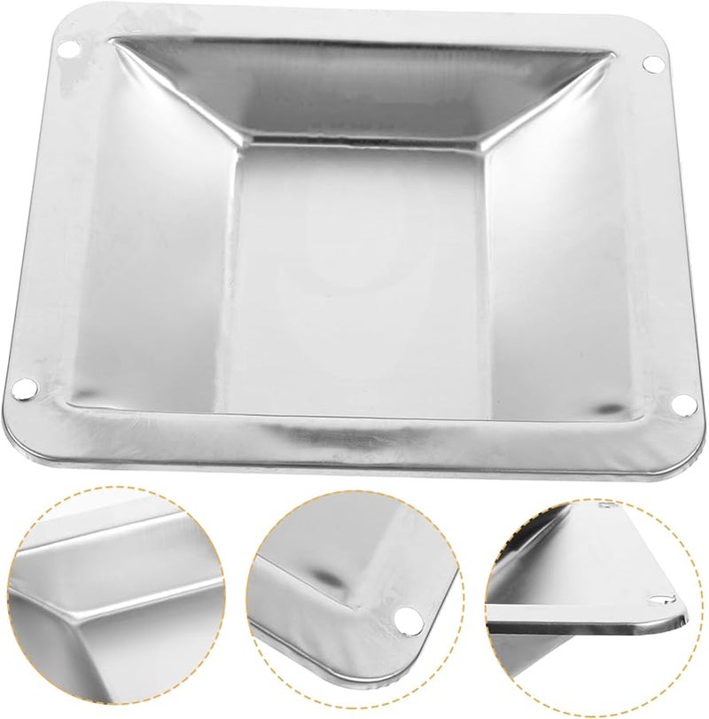 مطفأة سجائر من الفولاذ المقاوم للصدأ، حامل رماد خارجي، سلة مهملات للمنزل والغرفة والمكتب - Image 1